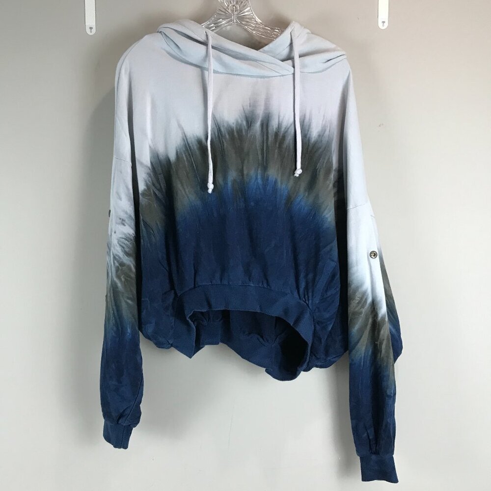 Women's Young Fabulous and Broke Tye Dye oversize hoodie sweatshirt Size S/M